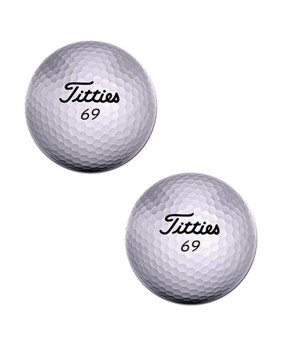 Pastease Titties Golf Ball - Black/White O/S