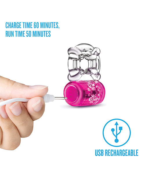 Play With Me - Pleaser Rechargeable C-Ring - Pink
