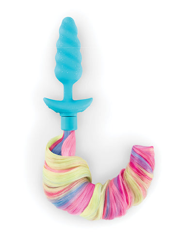 b-Vibe - Unicorn Tail VIbrating Butt Plug - Special Edition