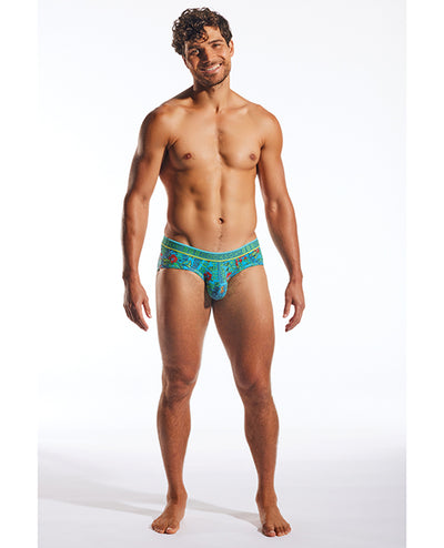 Cocksox Contour Pouch Sports Brief - Multi-Color Tiki LG