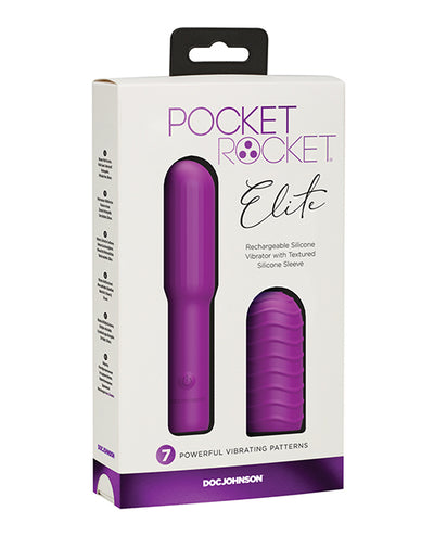 Pocket Rocket Elite Rechargeable w/Removable Sleeve - Assorted Colors