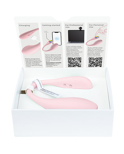 Kiiroo Spot Kiss Me Pink Couples Stimulator - Pink