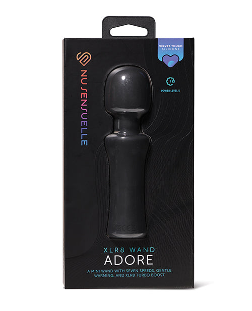 Nu Sensuelle Adore XRL8 Wand w/Heat - Black