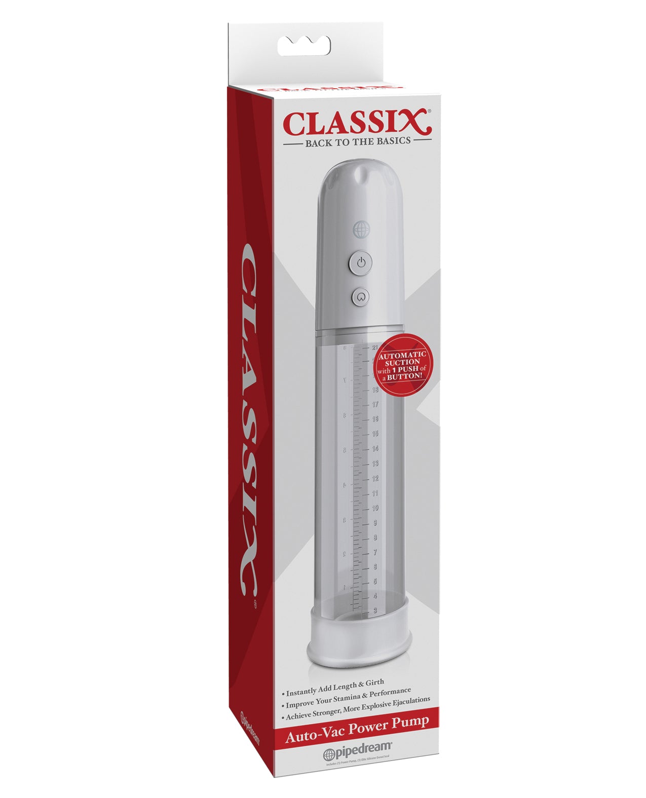 Classix Auto Vac Power Pump - Assorted Colors