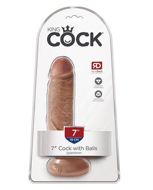King Cock 7" Cock w/Balls