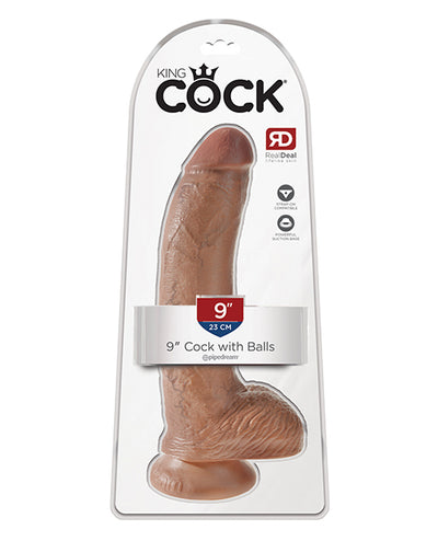 King Cock 9" Cock w/Balls