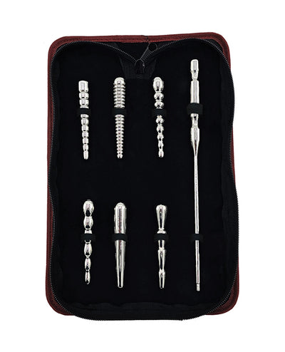 Rouge Stainless Steel Penis Plug Set of 6 - Silver