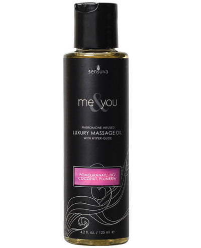Sensuva Me & You Massage Oil 4.2 oz - Assorted Scents