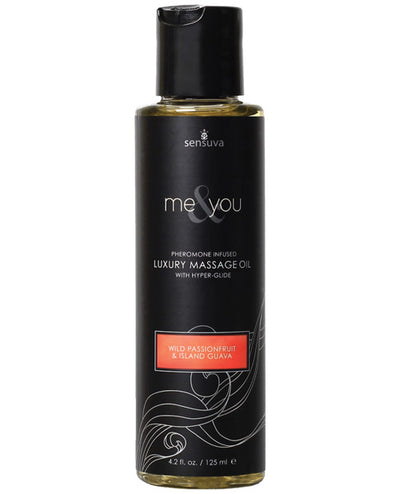 Sensuva Me & You Massage Oil 4.2 oz - Assorted Scents
