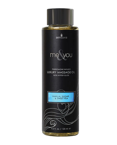 Sensuva Me & You Massage Oil 4.2 oz - Assorted Scents