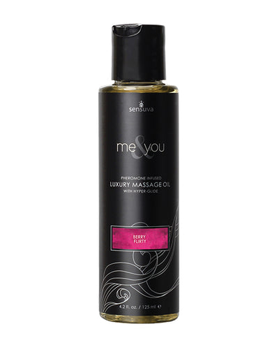 Sensuva Me & You Massage Oil 4.2 oz - Assorted Scents