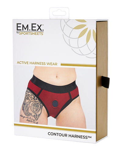 Sportsheets Em.Ex. Contour Harness - Red
