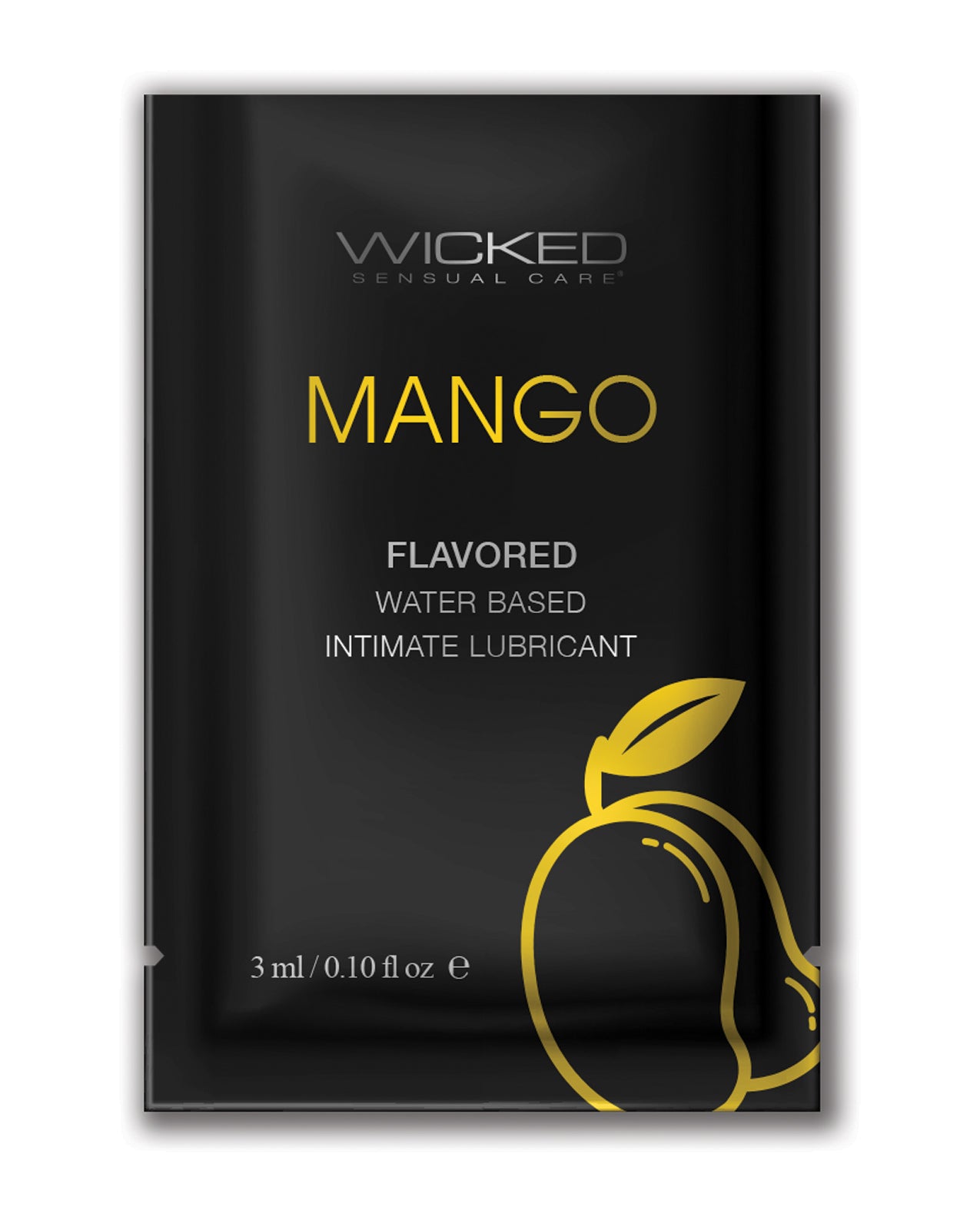 Wicked Sensual Care Water Based Lubricant .1 oz - Assorted Flavors