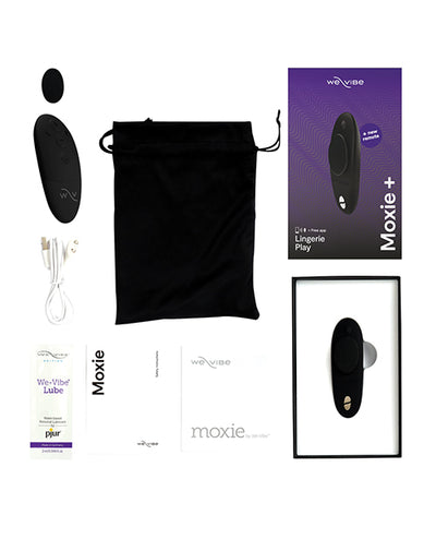 We-Vibe Moxie+ Panty Vibe - Satin Black Reeses Compliant - Use Item WVSNXM2SG9