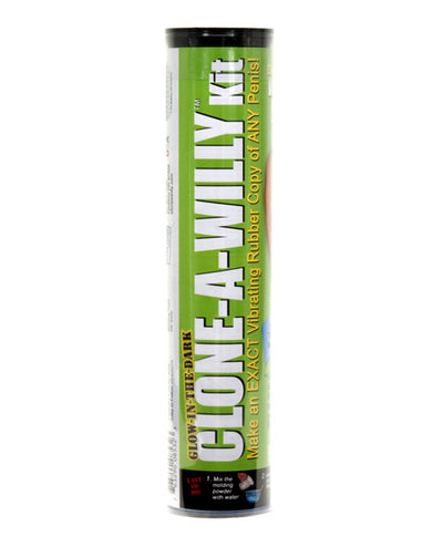Clone-A-Willy Kit Vibrating Glow in the Dark - Assorted Colors