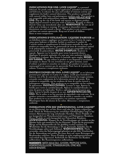 Kama Sutra Love Liquid Classic Water Based Lube - 3.4 oz