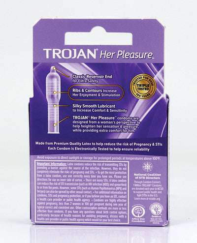 Trojan Her Pleasure Ecstasy Condoms