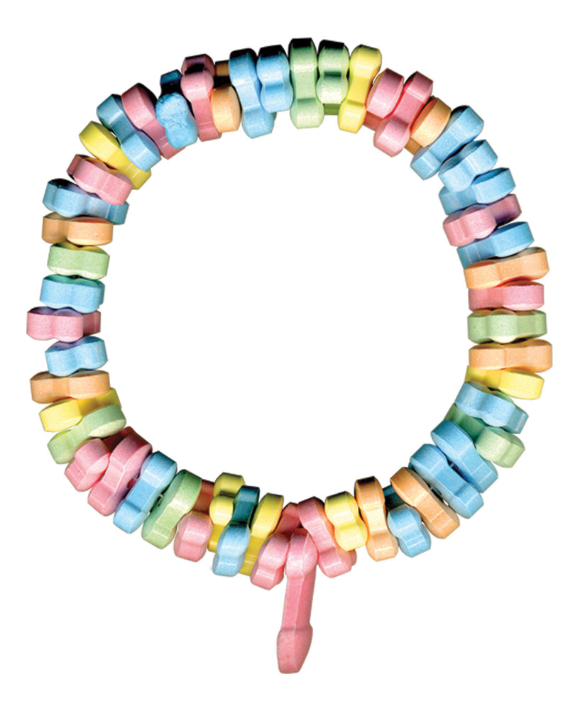 Rainbow Penis Candy Necklace