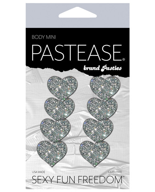 Pastease Mini Glitter Hearts - Pack of 8