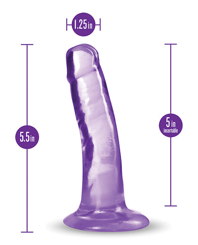 Blush B Yours Plus 5.5" Hard n' Happy Dildo - Purple
