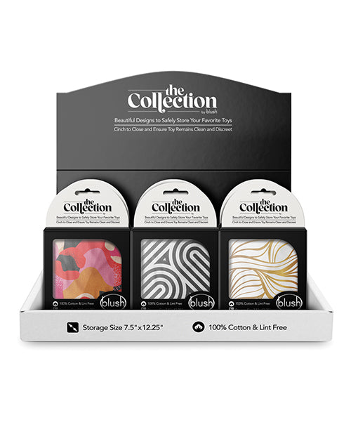 Blush The Collection Cotton Toy Bag Counter Display - Assorted Display of 18