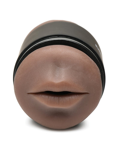 Curve Novelties Mistress Double Shot Mini Masturbator Ass & Mouth - Dark