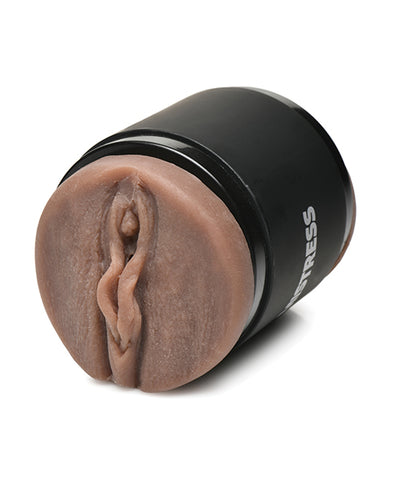 Curve Novelties Mistress Double Shot Mini Masturbator Mouth & Pussy - Dark