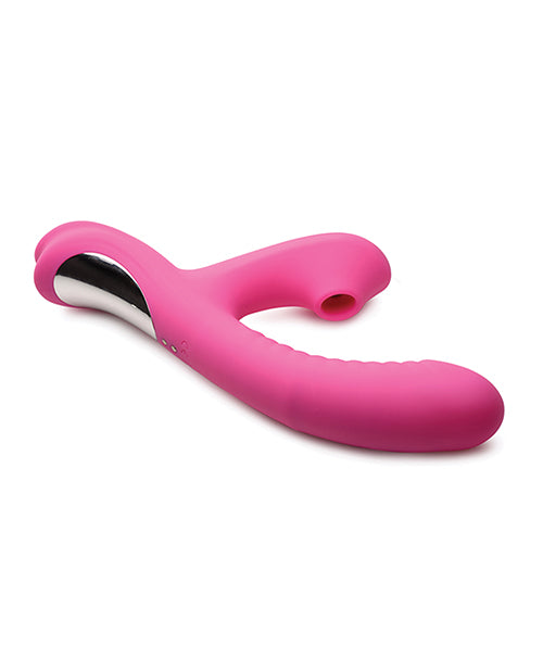 Curve Novelties Power Bunnies Come Hither Suction Vibrator - Pink