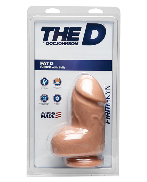 The D 6" Fat D w/Balls - Assorted Colors