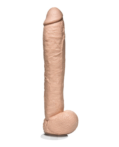 The Naturals 12" Cock w/Balls - Flesh