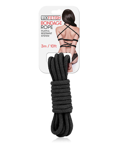 Lux Fetish Bondage Rope - 3 m Black