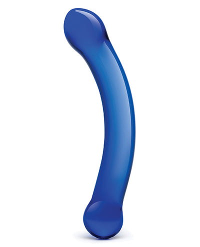Glas 6" Curved G-Spot Glass Dildo