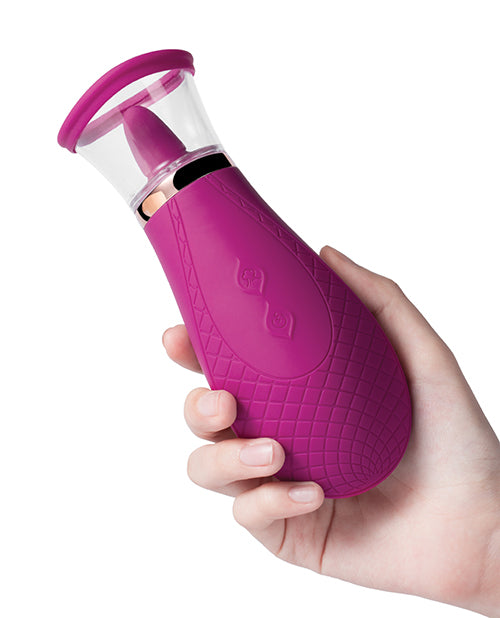 =Scioness Sucking and Licking Clitoral Stimulator - Pink