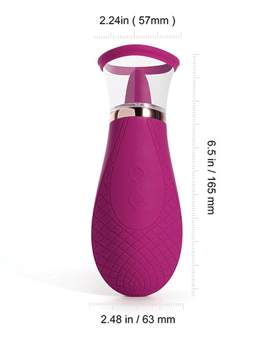 =Scioness Sucking and Licking Clitoral Stimulator - Pink