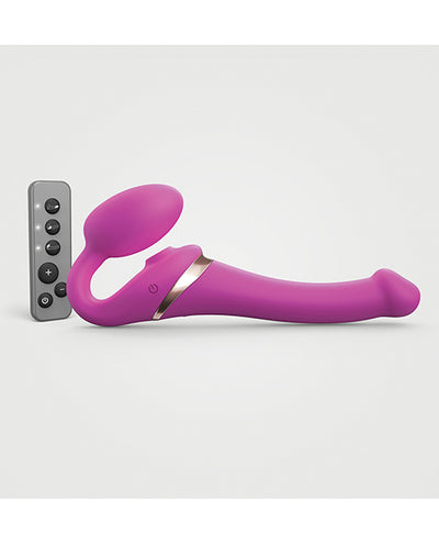 Strap On Me Multi Orgasm Bendable Strapless Strap On Small - Fuchsia