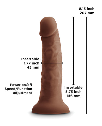 Colours Pleasures 7" Vibrating Dong - Assorted Colors