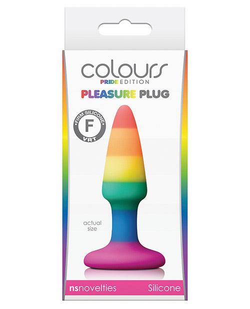 Colours Pride Edition Pleasure Plug Rainbow - Assorted Sizes