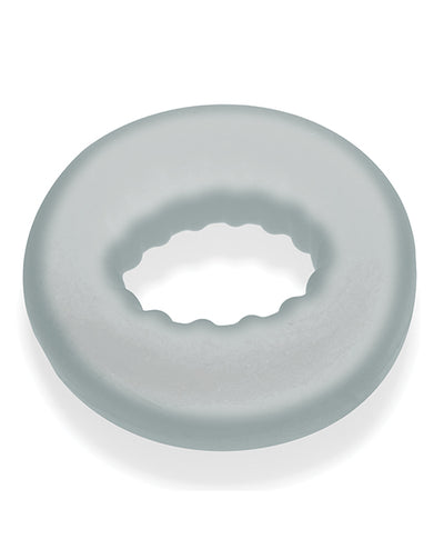 Oxballs Axis Rib Griphold Cockring - Clear Ice
