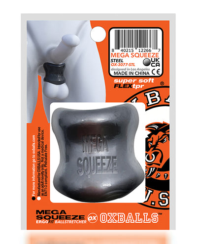 Oxballs Mega Squeeze Ergofit Ballstretcher - Steel