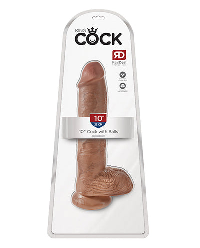 King Cock 10" Cock w/Balls