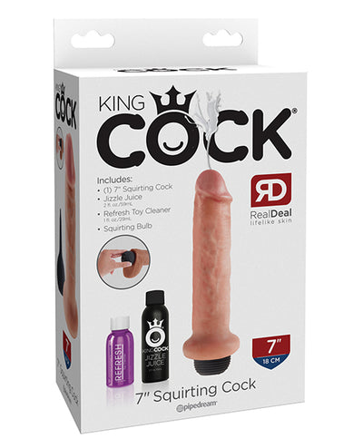 King Cock 7" Squirting Cock