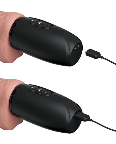 King Cock Plus Thrusting, Warming & Vibrating 6.5" Triple Threat Dong