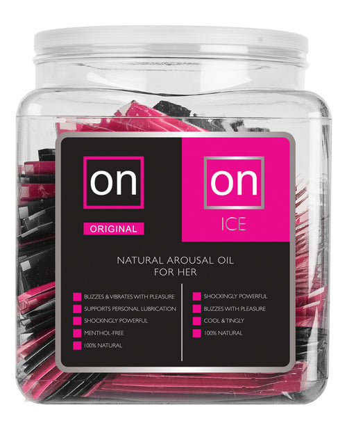 On for Her Arousal Gel Single Use Ampule Tub - Original & Ice Tub of 75