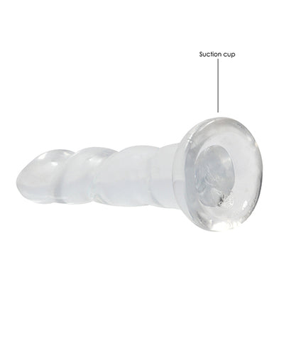 Shots RealRock Crystal Clear 7" Dildo - Transparent