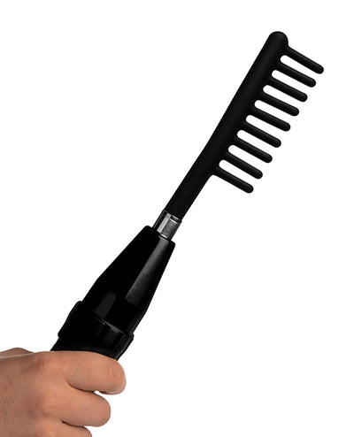 Extreme Twilight Comb Silicone E Stim Attachment - Black