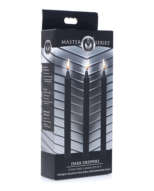 Master Series Fetish Drip Set of 3 Candles - Assorted Colors