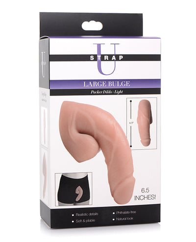 Strap U Large Bulge Packer Dildo - Assorted Colors