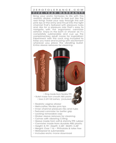 Zero Tolerance Pop On the Go Stroker - Assorted Colors
