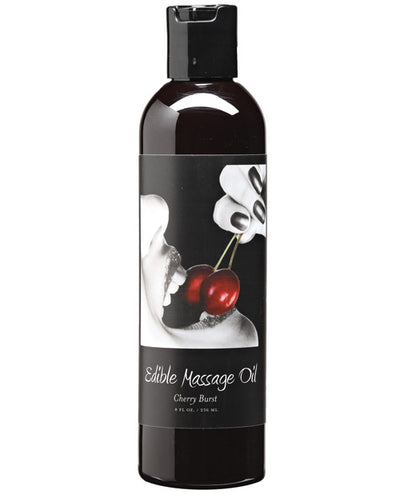 Earthly Body Hemp Edible Massage Oil - 8 oz - Assorted Flavors