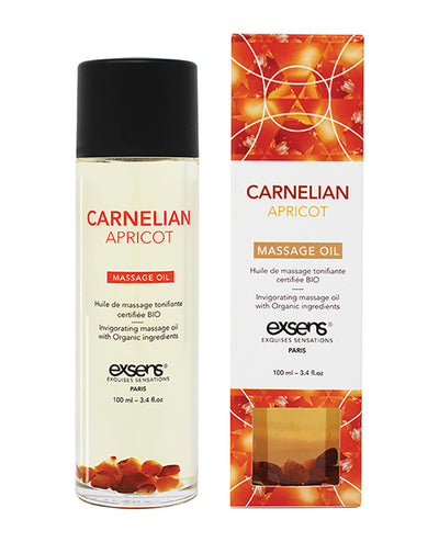 EXSENS of Paris Organic Body Oil with Stones - Assorted Crystals